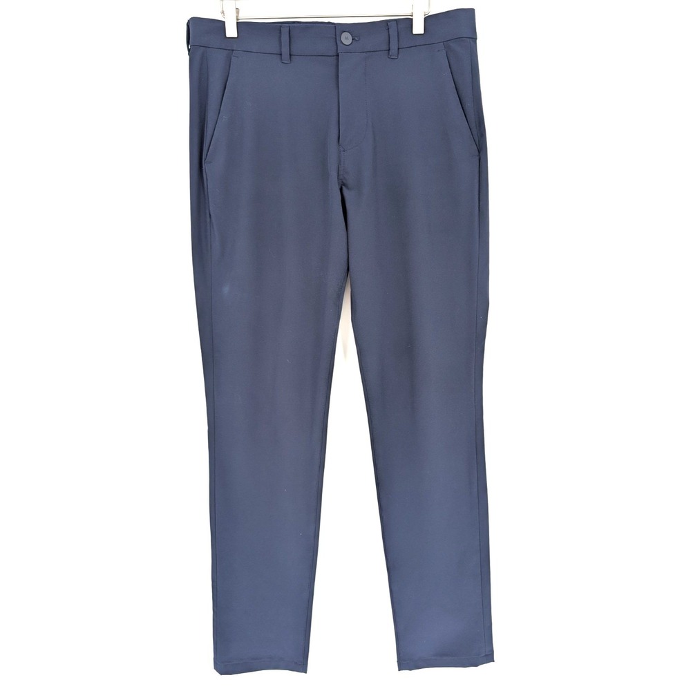 Mizzen+Main‎ Navy Helmsman Slim Performance Chino Pants 33x32 Stretch Classic